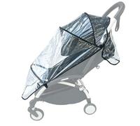 Brogtorl EVA Waterproof Rain Cover, Transparent/Green, for Babyzen YOYO Stroller