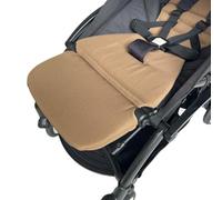 Brogtorl Stroller Leg Rest Compatible with Babyzen YOYO - Foldable Stroller Without Disassembly - Extend 6.2 inch Easy to Attach & Clean, Soft Fabric (Toffee)