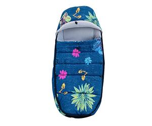 Brogtorl Universal Stroller Footmuff - Compatible with Babyzen YOYO/YOYO2, Stokke YOYO3 and Bugaboo, Windproof and Insulating Fabric, Easy Cleaning, Flowers
