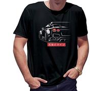 BroiderStudio GTR Godzilla R35 JDM Legends Japanese Men's Black T-Shirt Size M
