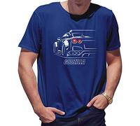 BroiderStudio GTR Godzilla R35 JDM Legends Men's Blue T-Shirt Size L