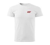 BroiderStudio Stark Industries Iron Man Super Hero White Embroidered Design Original Logo T-Shirt Premium Class Men Size L