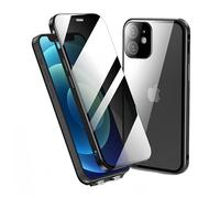 BROIEEN Criterion Phone Privacy Case,Criterion Phone Case With Privacy Screen Protector,Criterion Privacy Phone Case,360 Degree Front And Back Privacy Tempered Glass Cover (iphone11,black)