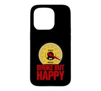 Broke But Happy Funny Speedometer Car Enthusiast Racing Case for iPhone 15 Pro