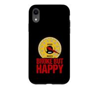 Broke But Happy Funny Speedometer Car Enthusiast Racing Case for iPhone XR