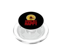 Broke But Happy Funny Speedometer Car Enthusiast Racing PopSockets PopGrip for MagSafe