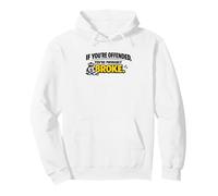 Broke Relatable Humor Quote Rage Bait Pullover Hoodie