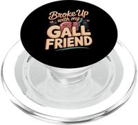 Broke Up With My Gall Friend Funny Gallbladder Pun PopSockets PopGrip for MagSafe