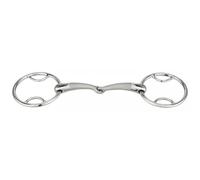 Broken 2 ring horse bit with passes Sprenger Satinox