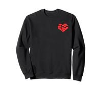 Broken Affection | Abstract Red Balance Sweatshirt