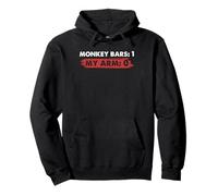 Broken Arm Fracture Recovery Monkey Bars Cast Humor Patient Pullover Hoodie