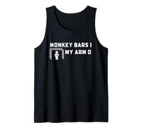 Broken Arm Fracture Recovery Monkey Bars Cast Humor Patient Tank Top