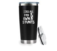 Broken Arm Gifts For Kids Men Women - Funny Get Well Soon Knee Surgery Gift - Break A Leg Theater Gifts - I Do All My Own Stunts Tumbler 20 Oz - I'M Broken Stainless Wellness Gifts - Hospital Gifts