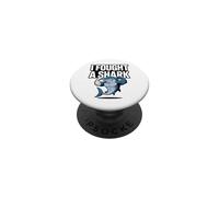 Broken Arm Recovery Funny I Fought A Shark Cast PopSockets Adhesive PopGrip