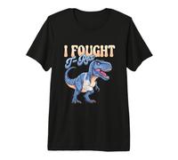 Broken Arm Recovery Kids Boys Dinosaur A T-Rex Bit My Arm Premium T-Shirt