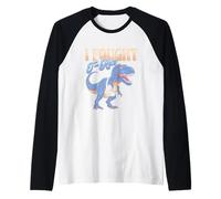 Broken Arm Recovery Kids Boys Dinosaur A T-Rex Bit My Arm Raglan Baseball Tee