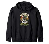 Broken Arm Recovery Kids Boys Dinosaur I Fought A T-rex Zip Hoodie