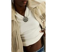 Broken Arrow Cactus Flower Brooch by Broken Arrow Jewelry at Free People in Turquoise - female