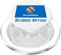 Broken Arrow, Oklahoma USA Flag Souvenir PopSockets PopGrip for MagSafe