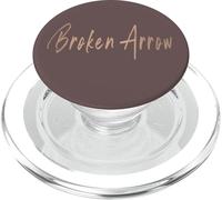 Broken Arrow Oklahoma Vintage elegant design PopSockets PopGrip for MagSafe