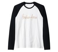 Broken Arrow Oklahoma Vintage Elegant Design Raglan Baseball Tee