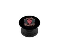 Broken Beautiful Heart Wings Tattoo PopSockets Adhesive PopGrip