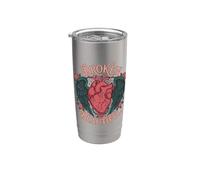 Broken Beautiful Heart Wings Tattoo Stainless Steel Insulated Tumbler