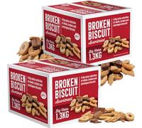 Broken Biscuit Assortment Box 1.3kg - 2 Box - Mixed Pack for Office Sharing, Family Gatherings & Tea Time Treats