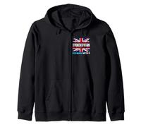 Broken Britain Reform UK will fix it - Political Patriotic Zip Hoodie