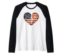 Broken But Still Standing Raglan Baseball Tee