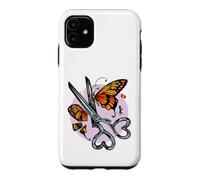 Broken Butterfly - Heart Scissors & Wings Case for iPhone 11
