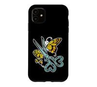 Broken Butterfly - Heart Scissors & Wings Case for iPhone 11