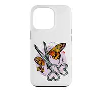 Broken Butterfly - Heart Scissors & Wings Case for iPhone 13 Pro