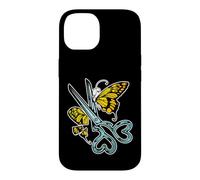 Broken Butterfly - Heart Scissors & Wings Case for iPhone 14