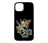 Broken Butterfly - Heart Scissors & Wings Case for iPhone 15 Plus