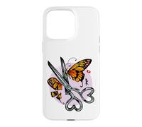 Broken Butterfly - Heart Scissors & Wings Case for iPhone 15 Pro Max