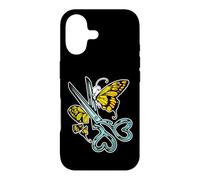 Broken Butterfly - Heart Scissors & Wings Case for iPhone 17