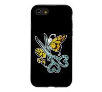 Broken Butterfly - Heart Scissors & Wings Case for iPhone SE (2020) / 7/8