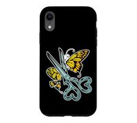 Broken Butterfly - Heart Scissors & Wings Case for iPhone XR
