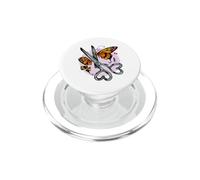 Broken Butterfly - Heart Scissors & Wings PopSockets PopGrip for MagSafe