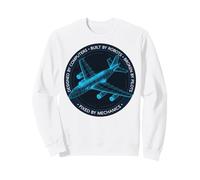 Broken by Pilots Fixed by Mechanics Design Sweatshirt