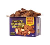 BROKEN CHOCOLATE BISCUITS ASSORTMENT 1KG - Box Of Broken Biscuits Bulk, Biscuit Box Selection | Chocolate Assortment, Chocolate Biscuit Bars | Multipack, Fun Size Bars