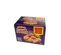 Broken Chunky Chocolate Cookies 1kg Bulk, ASSORTMENT - Box Of Chocolate Mis-shapes, and Part cookies, Perfect for Office, Big Snacking, Parties, Gifts and Lunch Tea, Office Biscuits