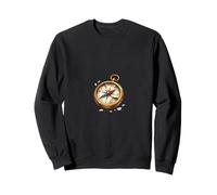 Broken Compass Direction Lost Concept Illustration Sweatshirt