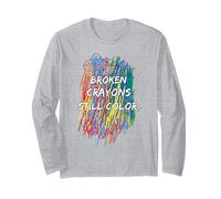 Broken Crayons Can Still Color Mental Health Awareness Long Sleeve T-Shirt