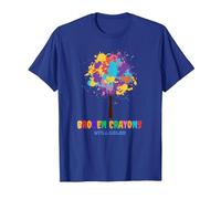 Broken Crayons Still Color Inspirational T-Shirt, Men, Royal Blue, Medium