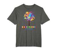 Broken Crayons Still Color Inspirational T-Shirt, Men's Big and Tall, Asphalt Grey, 4X Tall