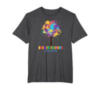 Broken Crayons Still Color Inspirational T-Shirt, Men's Big and Tall, Dark Heather Grey, 2X Tall