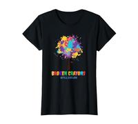 Broken Crayons Still Color Inspirational T-Shirt, Women, Black, 3X-Large