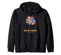 Broken Crayons Still Color Inspirational Zip Hoodie